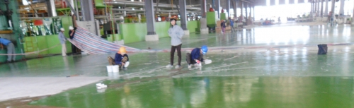 Bảo trì hệ thống sàn bằng sơn Epoxy