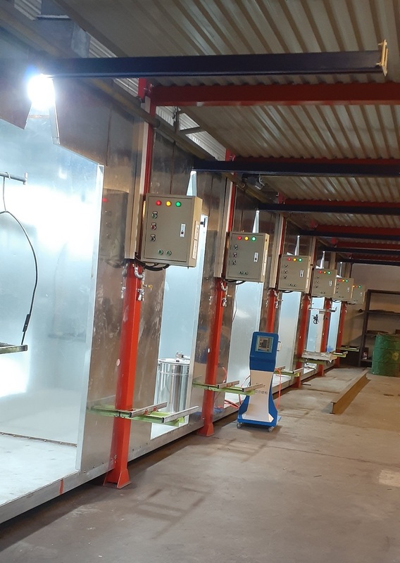 Buồng phun sơn thủ công 1 vị trí