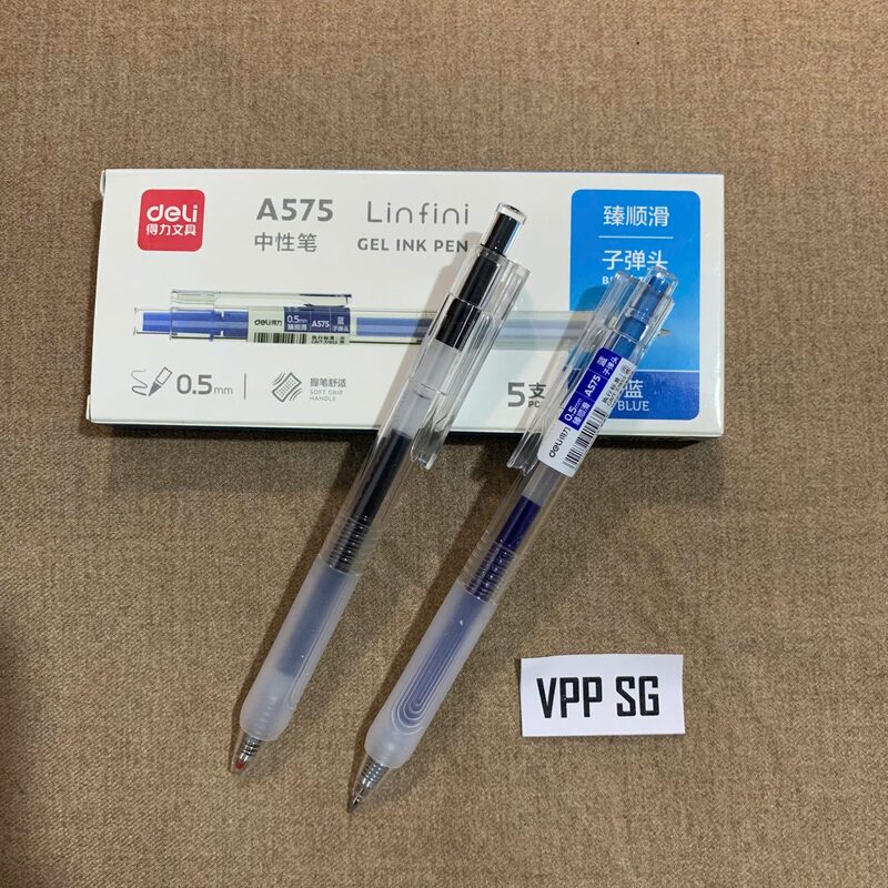 Bút Gel Deli A575 ngòi 0.5mm