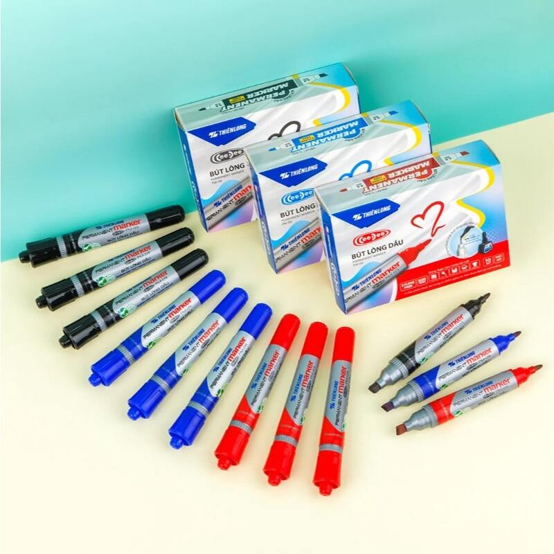 Bút lông dầu PM09 Thiên Long 2 đầu