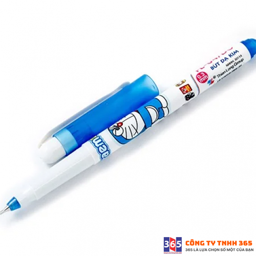 Bút lông kim Thiên Long FI-04 Doreamon - Xanh