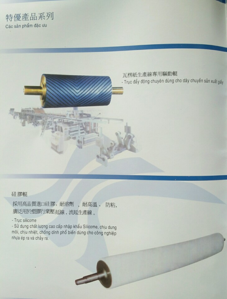 Trục cao su TTC
