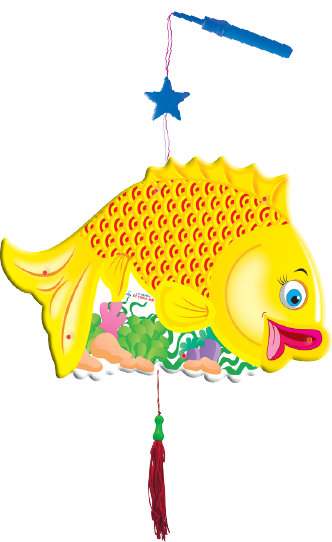 Đèn lồng cá chếp vàng