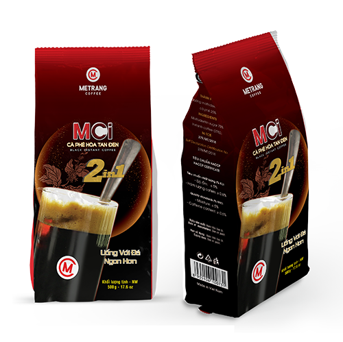 Cà phê đen có đường hòa tan 2in1