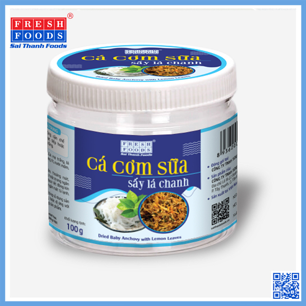 Cá cơm sữa sấy lá chanh