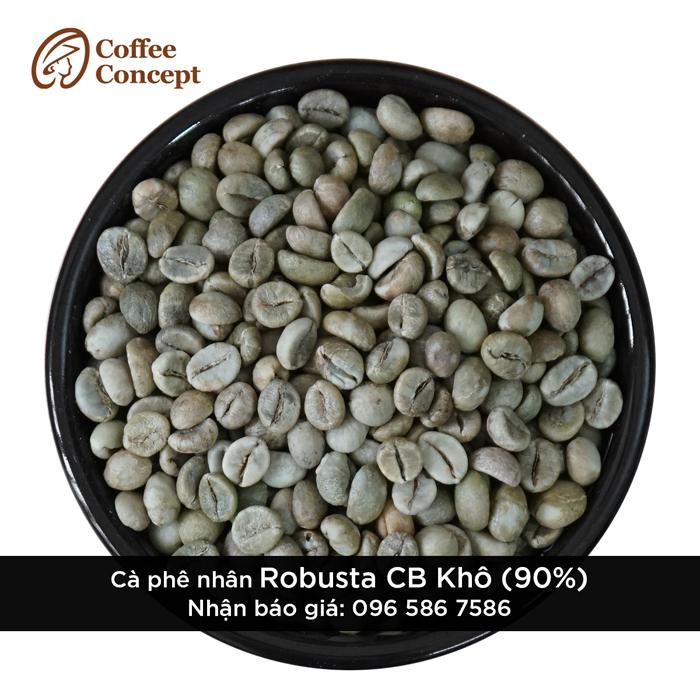 Cà phê nhân Robusta CB Khô (Chín 90)