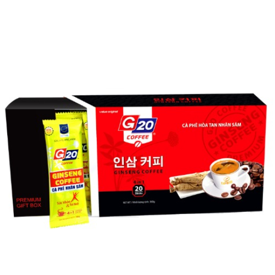 Cà phê nhân sâm hòa tan 4in1