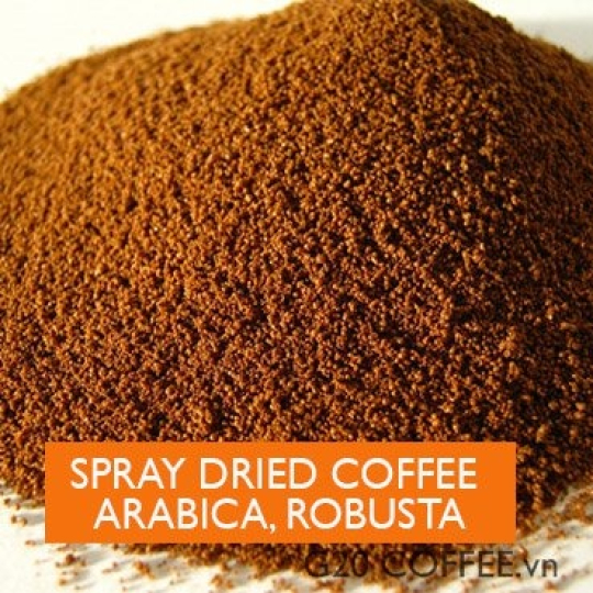 Cà phê sấy phun 100% Arabica - Robusta