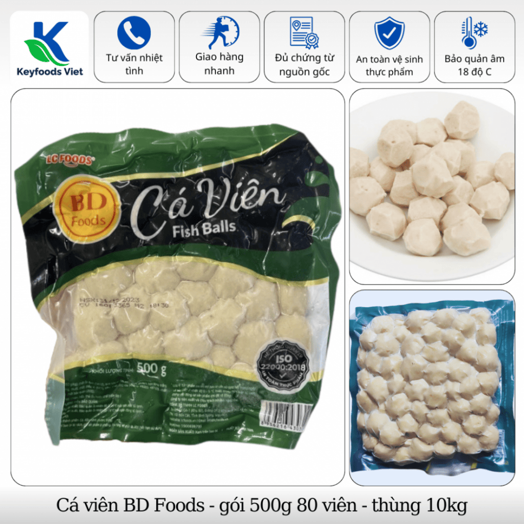 Cá viên BD Foods
