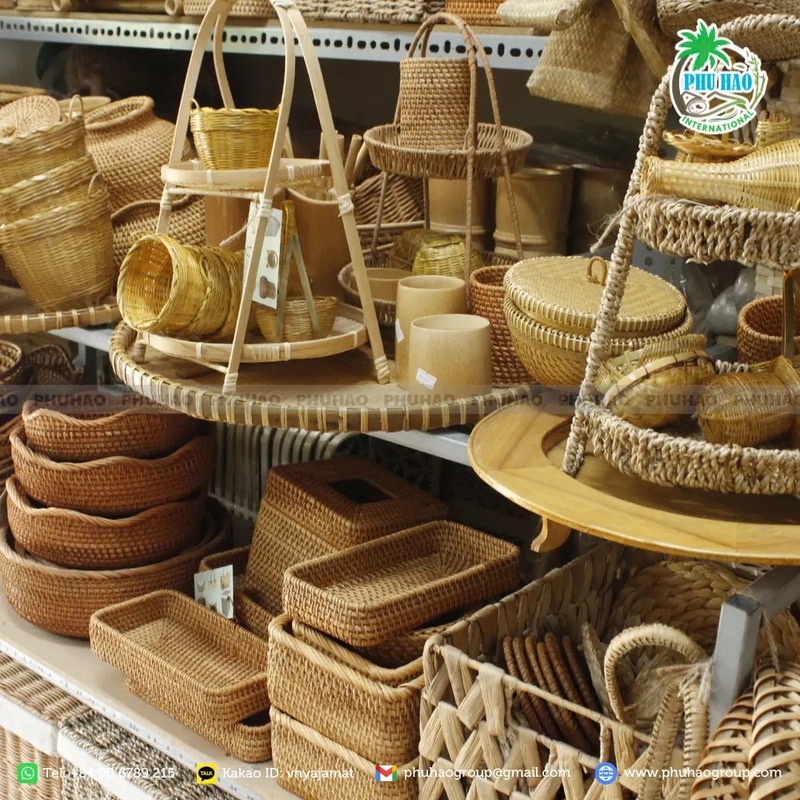 Các loại khay mây