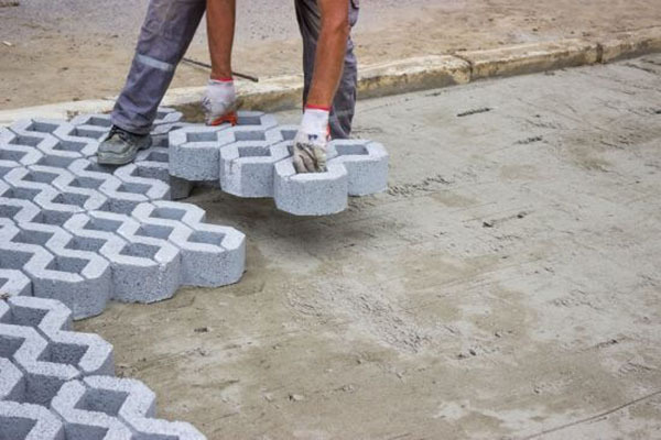 Gạch trồng cỏ 8 lỗ