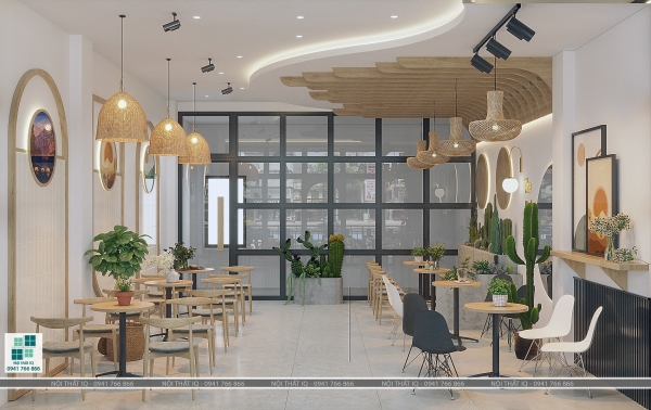 Thiết kế thi công nội thất cafe