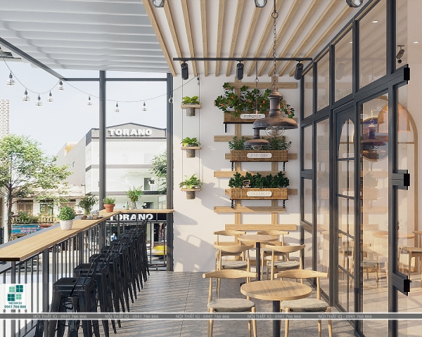 Thiết kế thi công nội thất cafe
