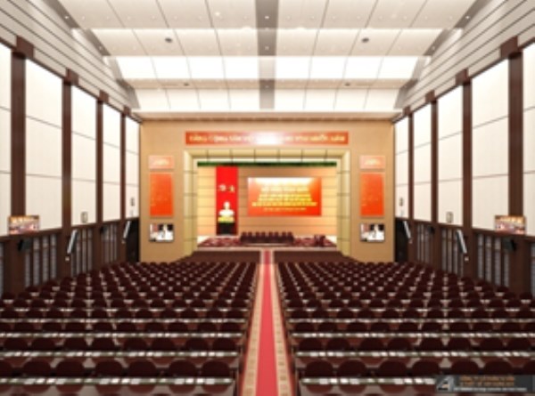 Cải tạo hội trường bộ Quốc Phòng