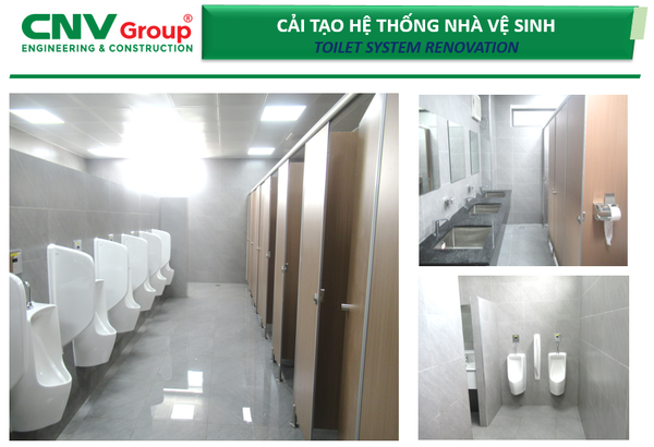 Cải tạo hệ thống nhà vệ sinh