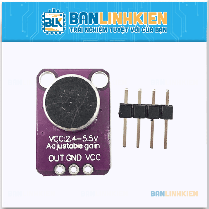 Cảm biến âm thanh Microphone Amplifier MAX4466