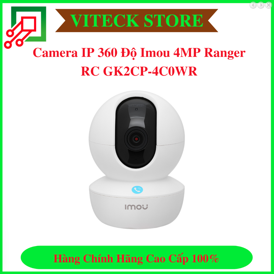 Camera IP 360 Độ Imou 4MP Ranger RC GK2CP-4C0WR