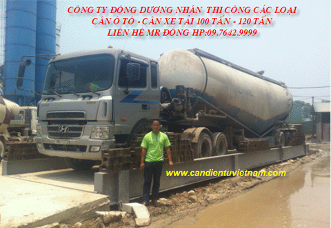 Cân xe tải, ô tô 120 tấn