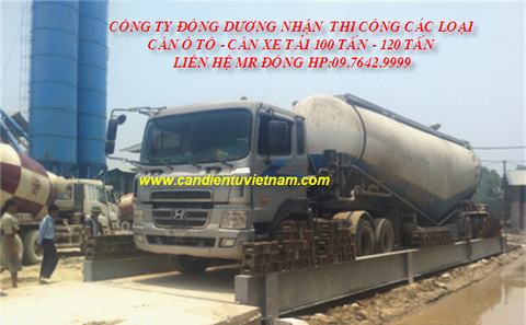 Cân ô tô sàn bê tông