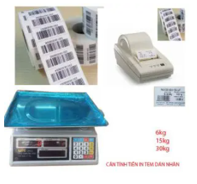 Cân tính tiền in tem nhãn