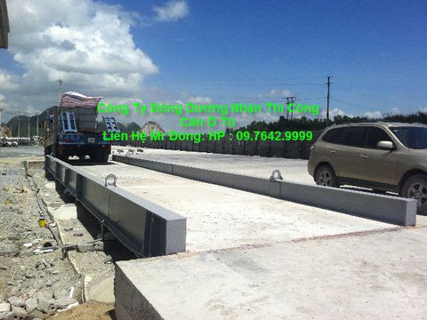 Cân ô tô sàn nổi 100 tấn