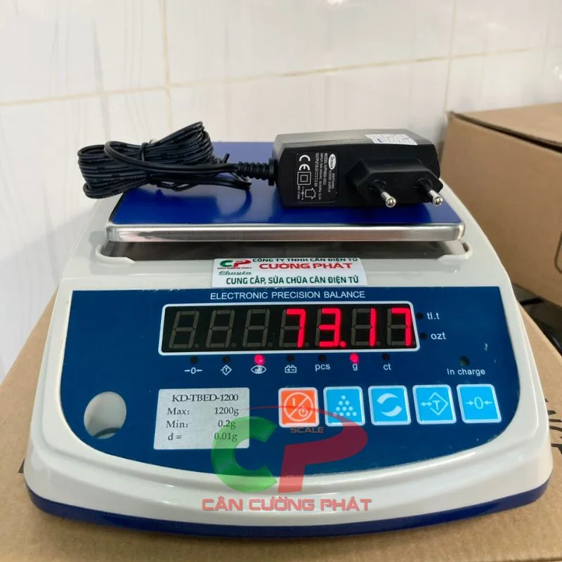 Cân điện tử KDTBED 2 số lẻ 1200g