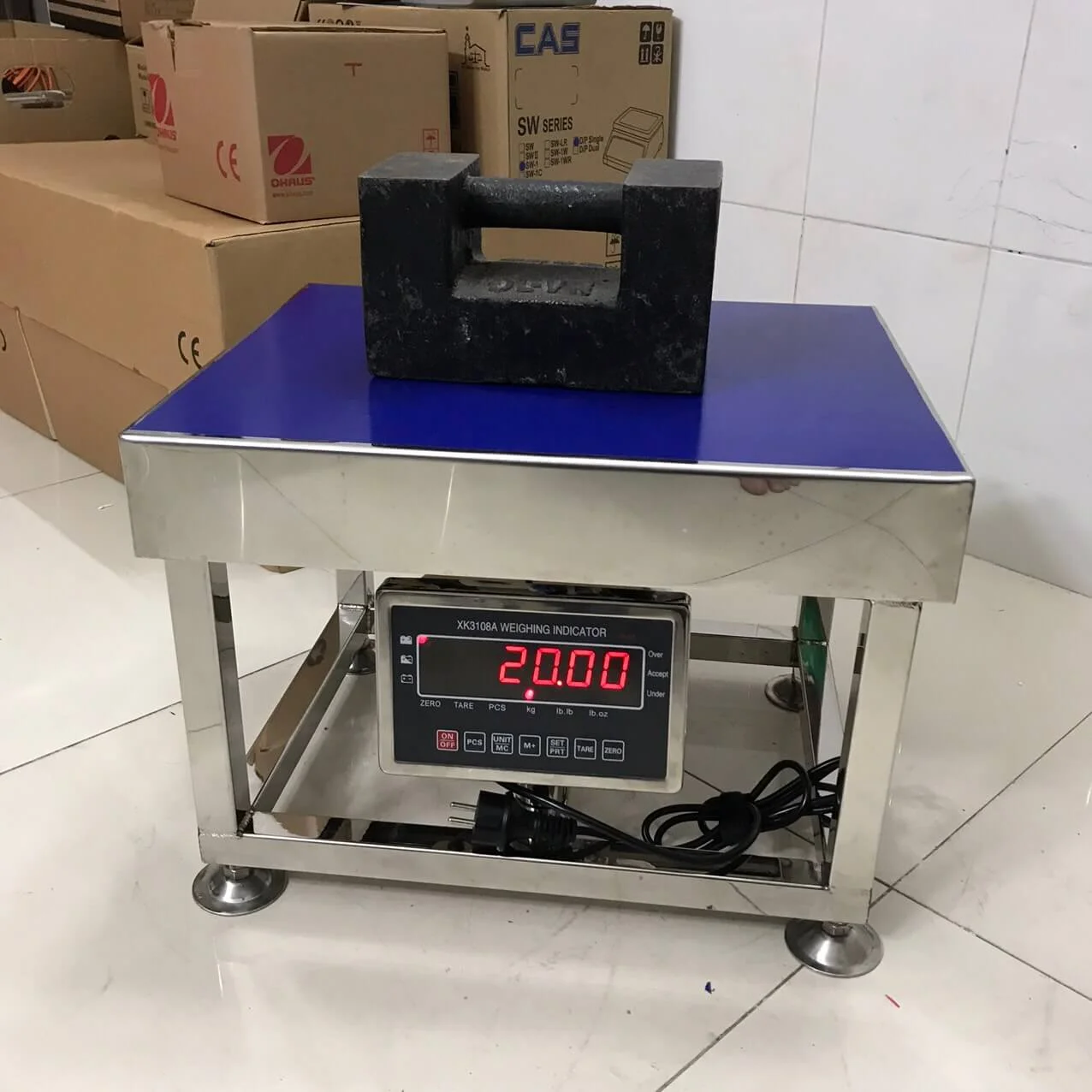 Cân ghế ngồi thủy sản XK3108A