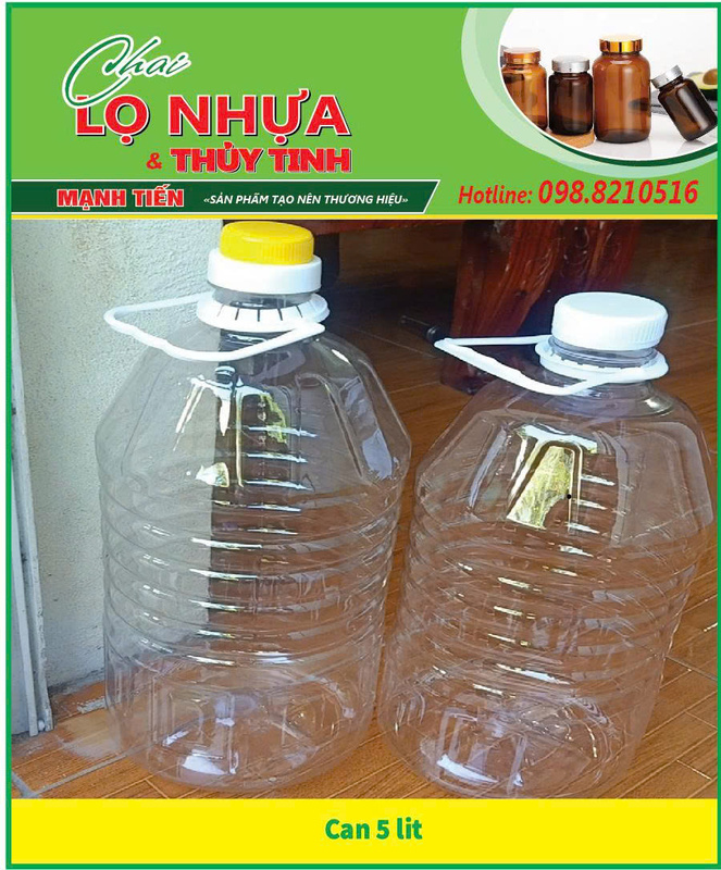 Chai nhựa 5L