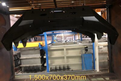 Gia công sơn điện di cản trước xe bán tải