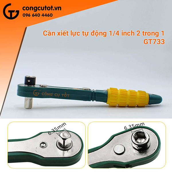 Cần xiết lực tự động 1/4inch GT733