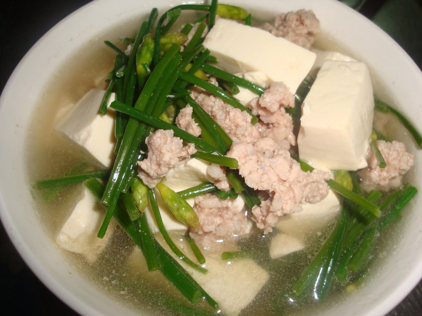 Canh hẹ tàu hũ