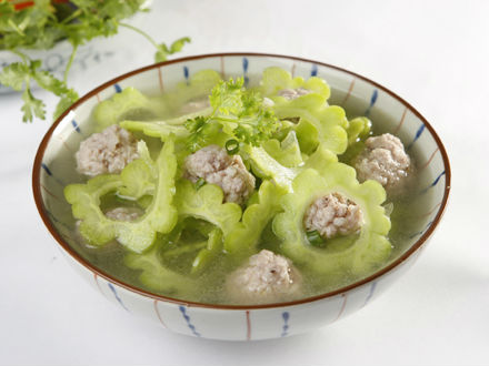 Canh khổ qua bào