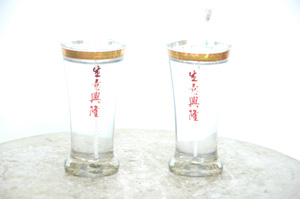 Nến ly cao trong suốt