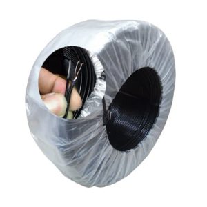Cáp đen 2 lõi 1 tim kèm nguồn