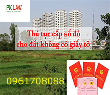 Tư vấn cấp sổ đỏ cho đất không giấy tờ