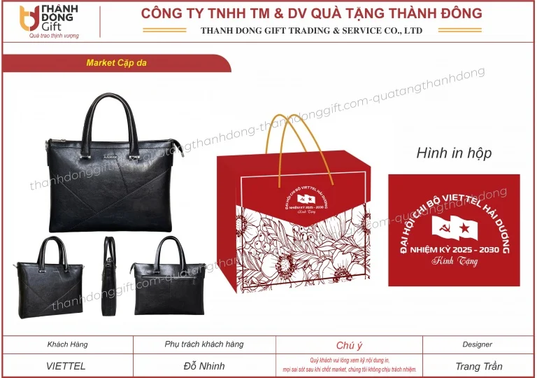 Cắp da công tác - Viettel