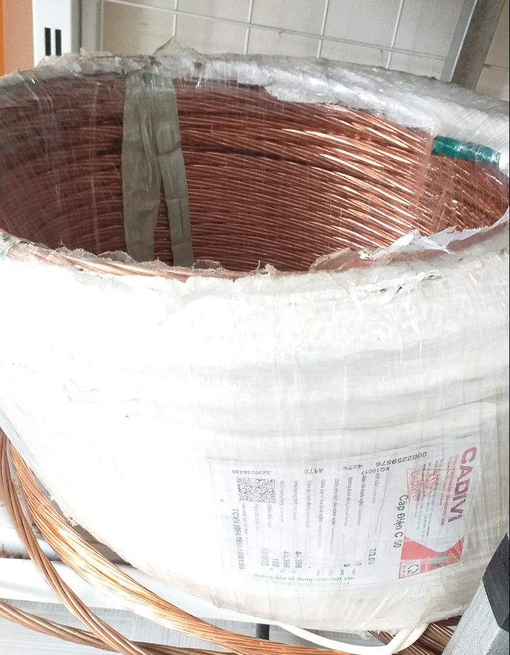 Cáp đồng trần, cáp bọc đồng Cadivi 50mm2