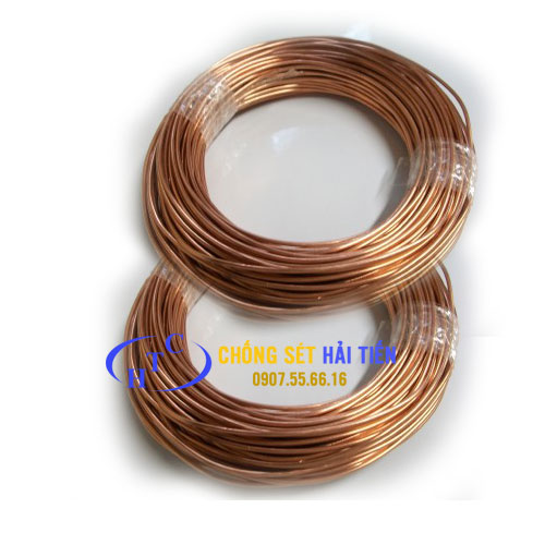 Cáp đồng trần, cáp đồng bọc PVC thoát sét, tiếp địa