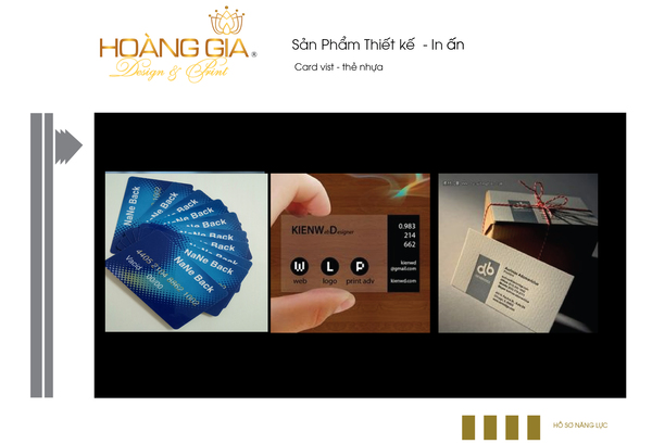 Card visit, thẻ nhựa