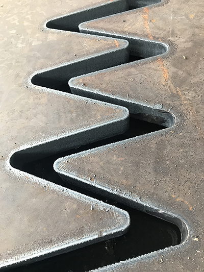Cắt oxy ga CNC thép tấm