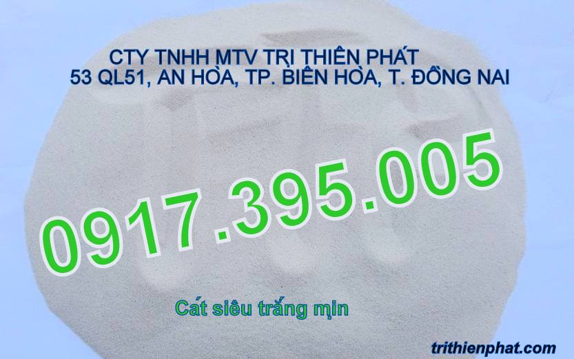 Cát trắng siêu mịn