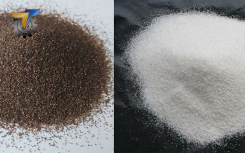 Cát oxy nhôm - Hạt làm sạch bề mặt
