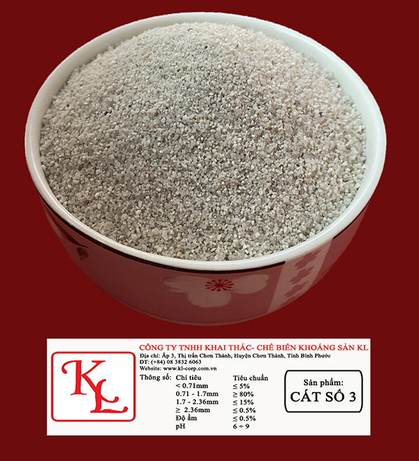 Cát số 3c 0.7 - 1.2mm