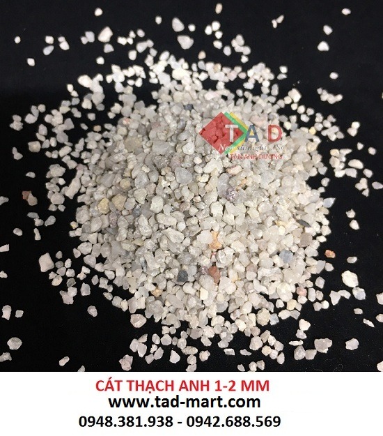 Cát thạch anh 1-2 mm