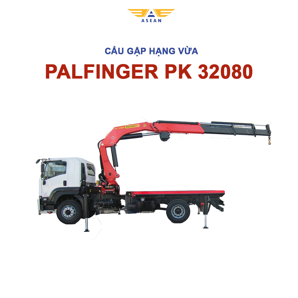 Cẩu gập hạng vừa PAFINGER PK 32080 nâng 8.5 tấn
