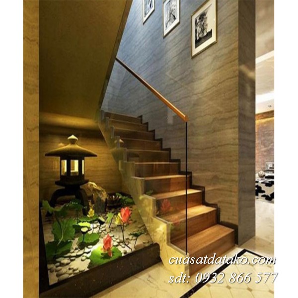 Lan can kính cường lực