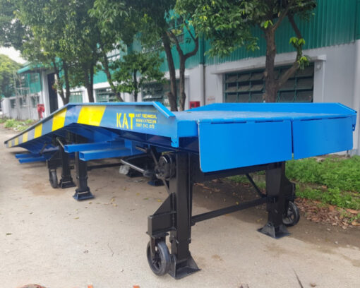 Cầu xe nâng lên Container 2 khúc KAT