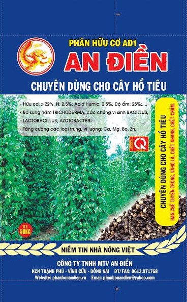 Phân bón cho hồ tiêu