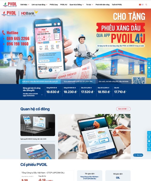 Cây Xăng PVOIL