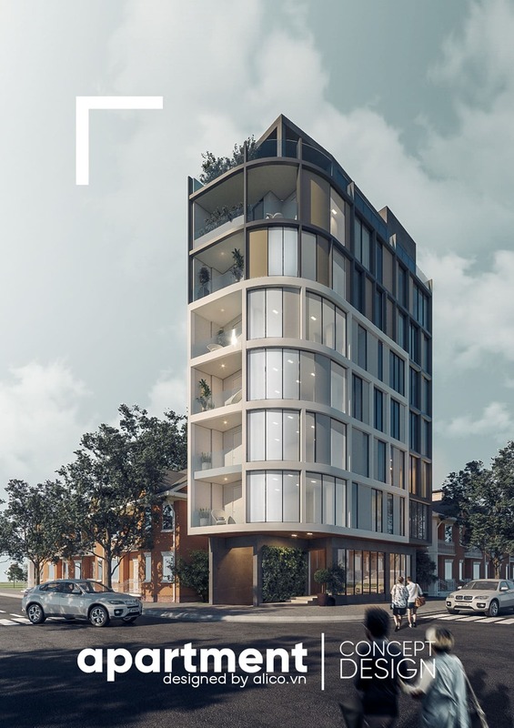 Chung cư hiện đại 7 tầng